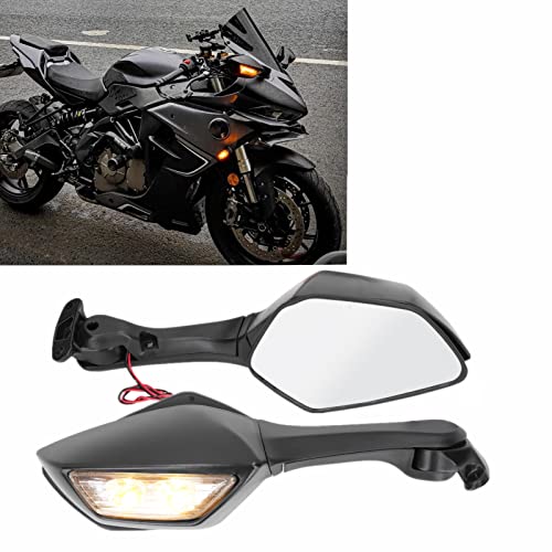 カワサキFX400ウインカー&バックミラー Amazon | バイク バックミラー カワサキ用 Ninja400/650用 ZX-4R